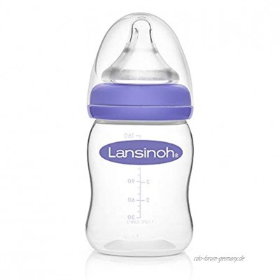 Lansinoh 75860 Weithalsflasche mit NaturalWave Sauger Gr. S 160 ml
