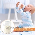 Tianxiu 250 ml Muttermilch-Aufbewahrungsbeutel 60 Counts Muttermilchbehälter Beutel vorsterilisiert BPA-frei Doppelreißverschluss mit Informationsaufzeichnungsbereich Aufzeichnung jeder Fabulous