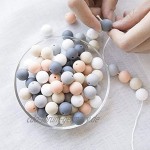 let's make 15mm 50pc Baby Silikon Kinderkrankheiten Perlen Lebensmittelqualität Kauen perlen für DIY Pflege Halskette Lindern Sie die Zahnschmerzen Ihres Babys