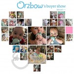 Orzbow Beißring für babys Silikon Beißspielzeug Rasselnder Beißring Weiches beruhigendes Spielzeug Süßes kleines Reh ab 3 Monaten Rosa