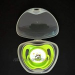 LITU 3 x Baby-Schnullerbox sicher BPA-frei Schnullerbox Schnulleraufbewahrungsbox Brustwarzenschild-Etui transparente Schnullertasche für Kinder