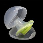 LITU 3 x Baby-Schnullerbox sicher BPA-frei Schnullerbox Schnulleraufbewahrungsbox Brustwarzenschild-Etui transparente Schnullertasche für Kinder