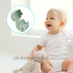 Ulapithi Schnullertasche,Tragbar Quadrat Schnullerbox Für Baby Nippel-Aufbewahrungsbehälter,Reise Schnulleraufbewahrung Box Für Baby