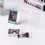 Andoer 3L-Form Acryl Fotorahmen Transparent Mini Stand für Fujifilm Instax Mini 8 8+ 70 7s 90 25 26 50s SP-1 SP-2 Film 3er Pack