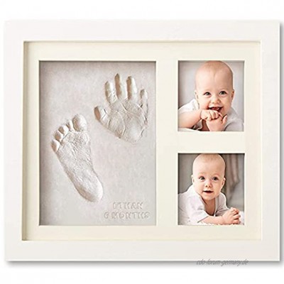 Baby Handabdruck Fußabdruck Lehm Fussabdruck Set für Neugeborene und Kleinkinder Baby Geschenk Mädchen Personalisierte Andenken,Baby Kinderzimmer Dekor Einzigartige Andenken