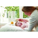 Bébé Confort Geschenkset zur Geburt Babypflege Massageöl Bio-Baby Naturschwamm Bürste aus Holz 3107203300