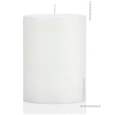 Formenkerze Ovalkerze Weiß Perlmutt-Oberfläche 190 x 135 mm Kerzen Rohling zum selber gestalten