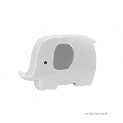 Pearhead 97044 Best Buddies Keramik Keepsake Bank Elefant grau