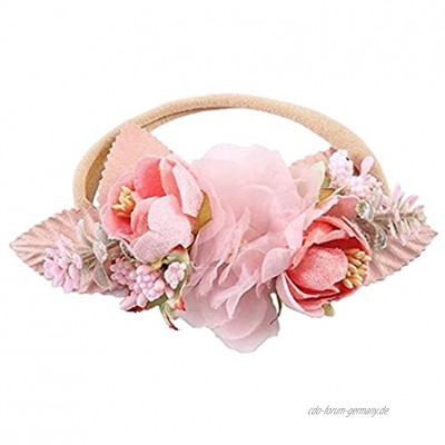 Baby Blumenblume Stirnbänder Elastische Band Headwrap Net Garn Splicing Photography Requisiten Style5 Baby Headwear