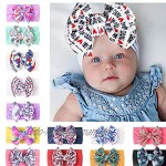 Baby Mädchen Stirnbänder Elastische Turban Headwrap Künstliche Bowknot Headwear Buchstaben Baby Headwear
