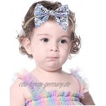 Baby-Stirnband-Set Baby Bowknot Stirnbänder Süße Blumenkopfbekleidung Comfy Elastic Headpiece Style4