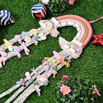 bozitian Regenbogen-Haarspangenhalter für Mädchen – Dekoration zum Aufhängen an der Wand und Baby-Haarschleife