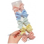 Snakell 5 STÜCK Baby Girls Hair Accessories Clips Toddler Kids Baby Girls Colorful Bowknot Hairpin Hair Clip Accessories,Babies Barrettes for Infant and Toddlers fine Hair