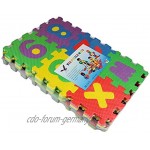 HuiBOYS Puzzlematte für Babys und Kinder Spielmatte Lernmatte Kinderspielmatte Schaumstoffmatte Lernspielzeug Geschenk,5x5cm 12x12cm,36 Stück.