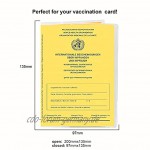 MSKS 4PCS Impfpass Hülle Hülle Impfausweis 93mm*130mm Schutzhülle Impfausweis Wasserdicht Weich Impfpass Hülle Transparent Impfpasshülle Impfpassausweis Schutzhülle Klarsichthülle Impfausweis