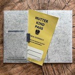 Mutter-Kind-Pass HülleBabybauchliebe aus 100% Wollfilz Made in Germany nur passend für den österreichischen Mutter-Kind-Pass