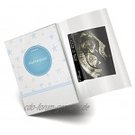 Mutterpasshülle 3-teilig Stern Schwangerschaft Geschenkidee Mutterpass ohne Personalisierung Stern Blau