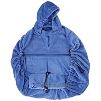 HOPPEDIZ Fleece-Cover Basic wärmendes Tragecover für Tragehilfen Blau Marine