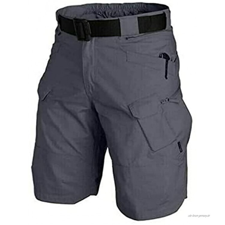 AHURGND 2021Wasserfeste Taktische Shorts für Männer schnell trockene atmungsaktive Frachthorts für Männer im Freien Wandern & Angeln Color : Blau Größe : 3XL