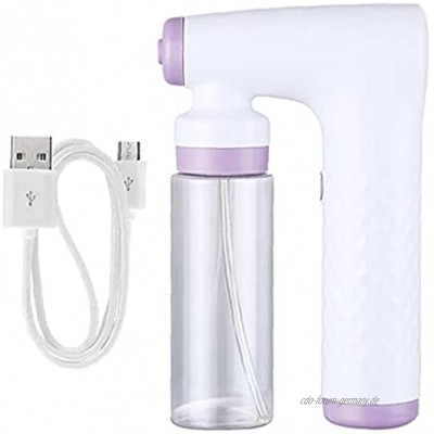 RRunzfon Gesicht Trink Sprayer 120ml Wiederaufladbare Handplastik Desinfektions Atomizer Rosa Wasser Replenishment Instrument