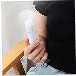 RRunzfon Mini-Ventilator Befeuchter 2 in 1-Wasser-Nebel-Sprüher Hand Gesicht Dampfer Klimaanlage Rosa Wasserzähler Fan