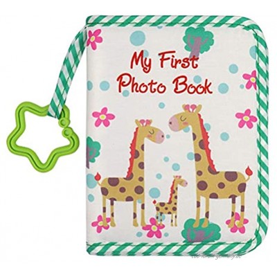 XIONGQI Baby Fotoalbum Mein erstes Fotoalbum weiches Tuch Fotobuch Album Geschenk für Babys 4 x 6 Zoll Fotos kann 17 Fotos fassen