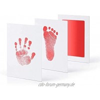 Egosy Baby Handabdruck und Fußabdruckmit Abdruck-Set für besondere Erinnerungen Perfekte hautfreundliche Geschenkidee für Baby Shower Partys oder Geburtstage
