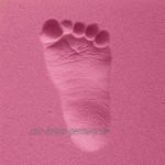ERSATZTRITTSCHAUM Umverpackung weiß für BABYPRINT Abdruckset · aus orthopädischem Trittschaum · einfach sauber und sicher in der Anwendung · babyfootprint kit · Hand- und Fußabdruck Set pink