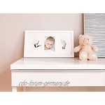 Pearhead Babyprints Neugeborene Baby Handabdruck Fußabdruck Foto Rahmen Kit