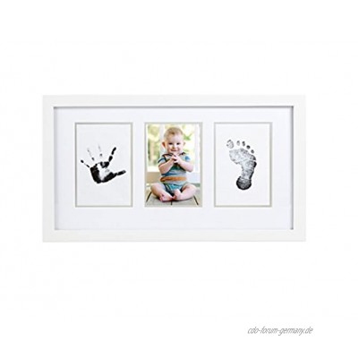Pearhead Babyprints Neugeborene Baby Handabdruck Fußabdruck Foto Rahmen Kit