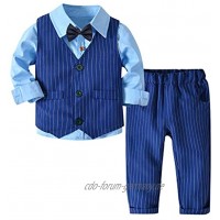 Allence Baby Baby Jungen 3pcs Anzug Kleinkinder Gentleman Bodysuit + Weste + Hose
