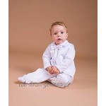 Miss Cocolina Baby Taufanzug Weiß Anzug Taufe Festanzug Taufset