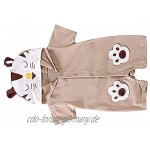 Yihaifu Baby Cartoon Design Strampler Säugling Tier Sommer Playsuit Romper Baby Jumpsuit 80cm Typ 3