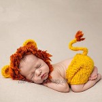 Yihaifu New Born Baby Handgemachte Tier-Art-Foto Prop Outfit Wolle Foto Kleidung aus Wolle Stricken häkeln Fotografie Kleid
