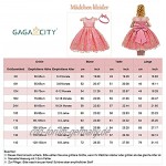 Gaga city Mädchen Bowknot Spitze Kinderkleid Geburtstags Hochzeits Partei Tüll Kleid Mädchen Formale Kleider Pageant Brautjungfer Prom Kleid 0-8 Jahre