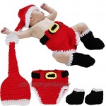 Handgefertigte Baby-Fotografie-Stütze aus weicher Baumwolle Weihnachtsmütze bequemes Weihnachtsdekor Gutes Geschenk für Jungengeburtstag