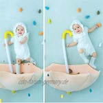 HO-TBO Baby Foto Requisiten Neugeborene Jungen Fotografie Prop häkeln Hut Hose Decke weiß Foto Posing Requisiten Color : White Size : S