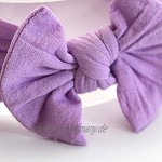 Huhu833 Baby Stirnbänder Cute Baby Kleinkind Infant Circle Stirnband Stretch Haarband Headwear Violett