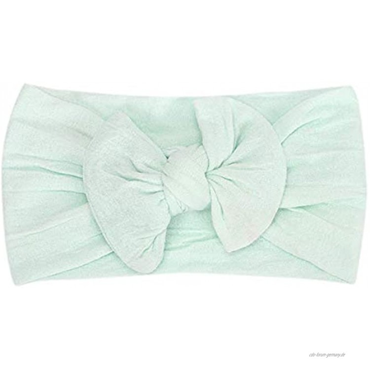 Huhu833 Baby Stirnbänder Cute Baby Kleinkind Infant Circle Stirnband Stretch Haarband Headwear Minz grün