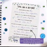 Babyparty Taufe 10 Gästebuch-Karten zum Ausfüllen mit Ratschlägen Wünschen blau Junge