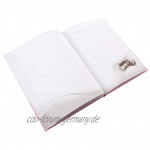 goldbuch Babytagebuch Bunny Pink 21 x 28 cm 44 illustrierte Seiten Leinenstruktur mit Applikation Weiß Rosa 11126