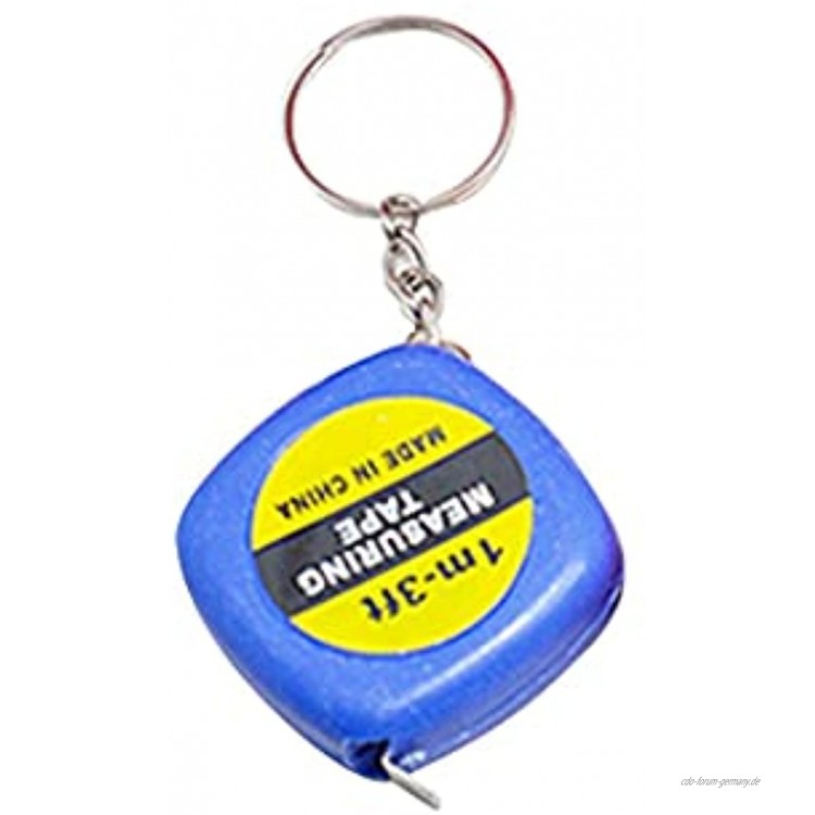 healthwen Niedliche 1 Meter Farbe Zufällige Schlüsselanhänger Schlüsselanhänger Werkzeug Beliebte Mini Maßband Tragbare Schlüsselanhänger