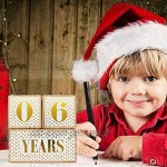 Itlovely 1 Set Babyalter & Momente Kiefernholzblöcke für Neugeborene zum ersten Jahr Erinnerungen Fotografie Foto Alterskarte Monatskarte