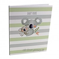 Koala Baby Records Erinnerungsbuch für das erste Jahr A4 42 Seiten