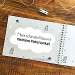 mintkind Erinnerungsbuch Mein Patenonkel und Ich I Momente und Erinnerungen festhalten I Fotoalbum Geschenkidee DIY