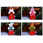 Niedliches Design Halloween Liefert Vlies Lustiges Geschenk Süßigkeiten Geschenktüten Handtasche Weihnachtsbaum Hängende Ornamente Liefert