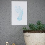 Pearhead 00008 Neugeborene Hand Fußabdruck AuflageSaubere Tintenauflage 2 mal verwendbar blau