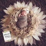 SKYVII Meilenstein-Fotokarten für Neugeborene Unisex Sehenswürdigkeit Fotokarten