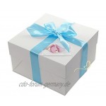dubistda Windeltorte für Junge Cakebox blau Baby Geschenk zur Geburt Babyparty Taufe