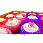 Windeltorte Geformt Cupcake Für Mädchen